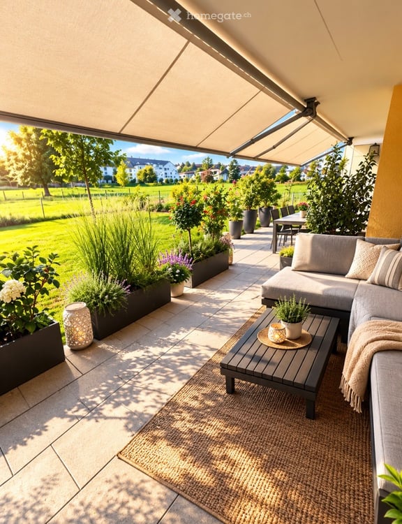 Traumhafte 3.5-Zimmer-Gartenwohnung in Kriens