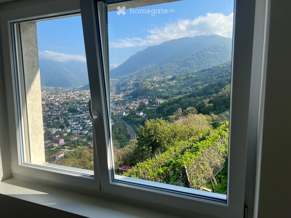 Affitasi 4.5 Camorino vista mozzafiato 12