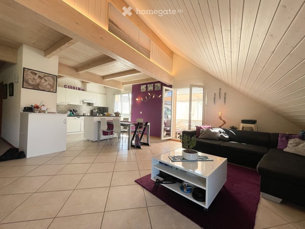 Spacieux duplex de 160 m² avec balcons au cœur de Gland