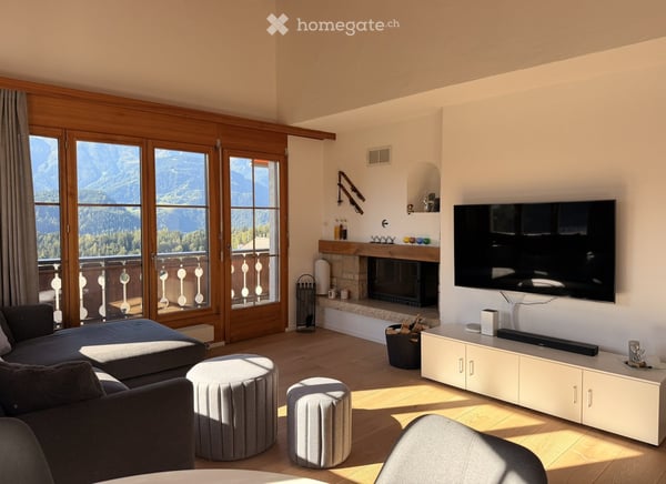 Charmante & moderne 3-Zimmer-Wohnung mit grossem Balkon und herrlicher Bergsicht in Trin Dorf 13