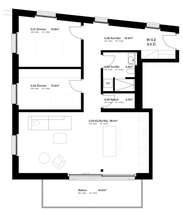 Hirschenpark Wettswil – hochwertiger Neubau zur Erstvermietung 2.5-, 3.5- und 4.5-Zimmer 10