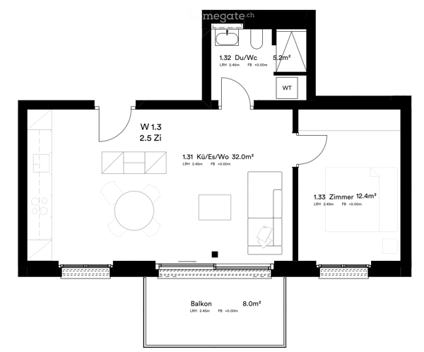 Hirschenpark Wettswil – hochwertiger Neubau zur Erstvermietung 2.5-, 3.5- und 4.5-Zimmer 11