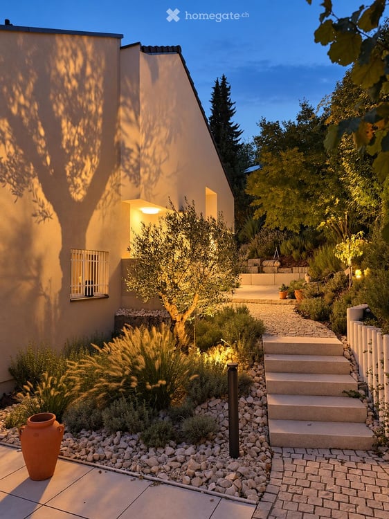 Mediterraner Charme am Lindberg – erneuertes 5½-Zimmer-Doppeleinfamilienhaus