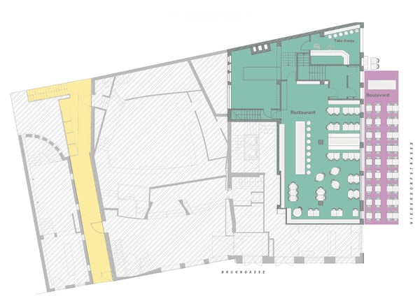 Gastro-Ensemble am Hirschenplatz – Restaurant, Bar & Take-away, 188 Plätze 11