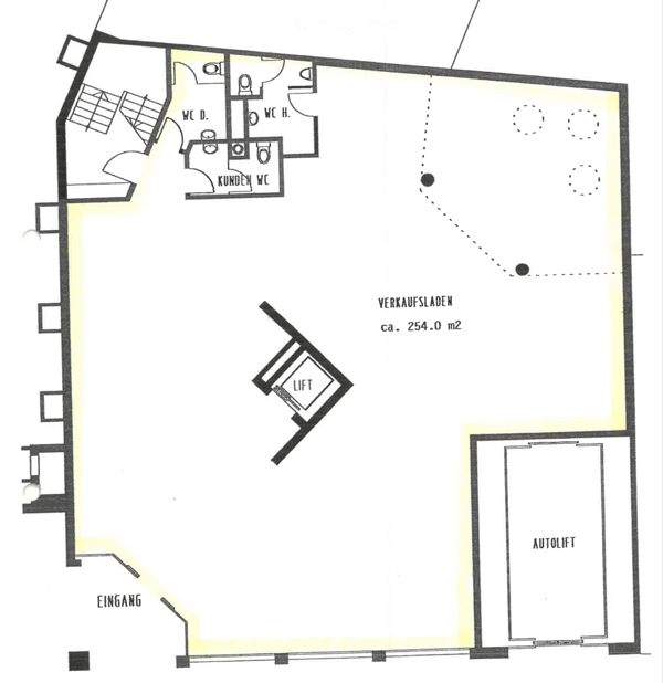 Ladenfläche ca. 254 m2 im EG , in 8006 Zürich zu vermieten 2