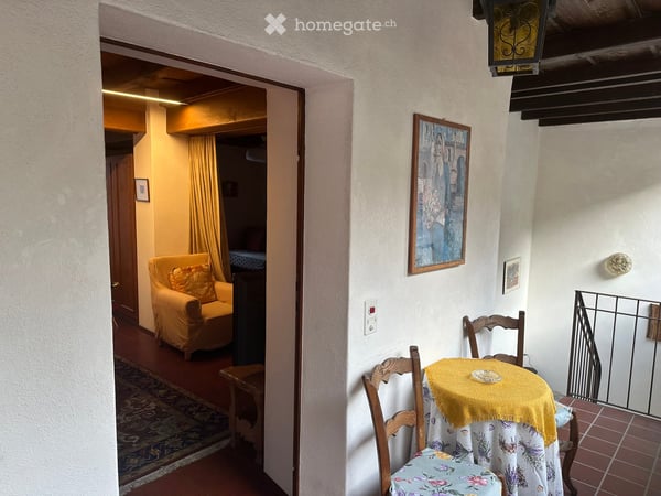 Möblierte 1.5-Zimmer-Wohnung in historischem Gebäude in Caslano 5
