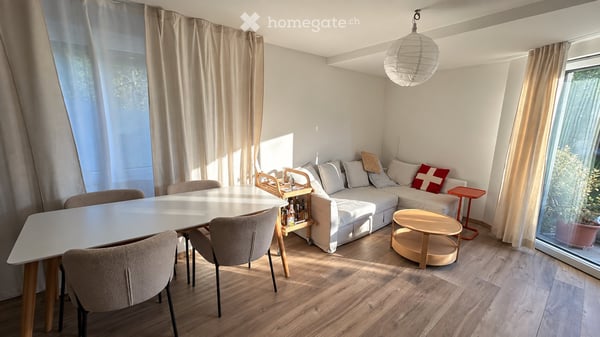 2,5 pièces meublé en rez-de-jardin avec terrasse – sous-location 1 à 3 ans 2