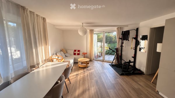 2,5 pièces meublé en rez-de-jardin avec terrasse – sous-location 1 à 3 ans 1
