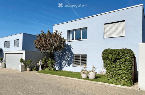 Familienparadies in Stetten: Modernes 5.5 Zi.-Minergie-EFH mit Garten, Terrasse & Doppelgarage 1