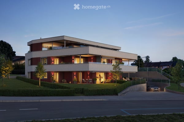 TRÜBLI Bassersdorf I Neubau Attika-Maisonette Eigentumswohnung