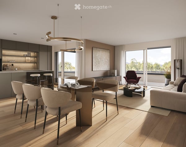 TRÜBLI Bassersdorf I Neubau Attika-Maisonette Eigentumswohnung 3
