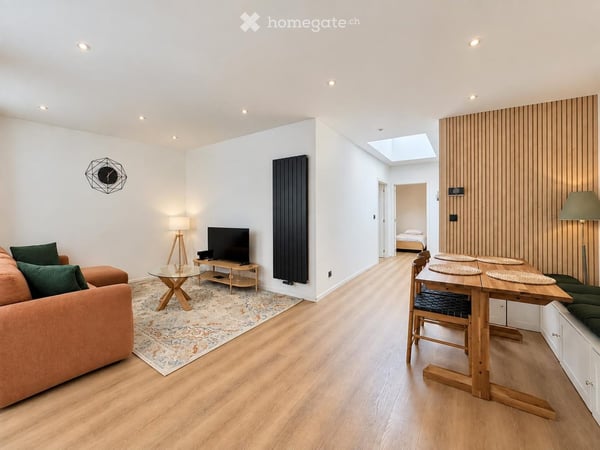 Agréable appartement 1 pièces – 39 m² – 1105 Genève 1