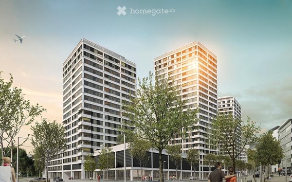 Wohnen mit Stadtblick | Möblierte Wohnung mit Aussicht in Zürich Nord