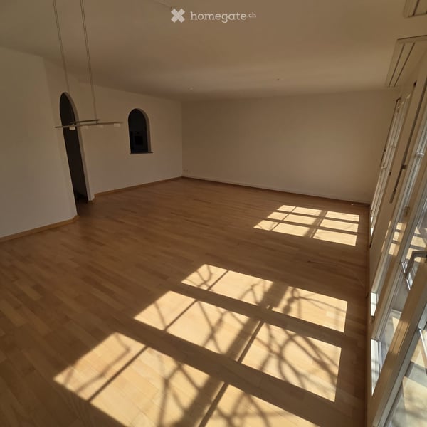 Stilvolle 5.5-Zimmer-Doppelhaushälfte mit Alpenpanorama und sonnigem Garten 2