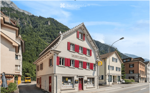 Restaurant in Erstfeld mit zwei Wohnungen 1