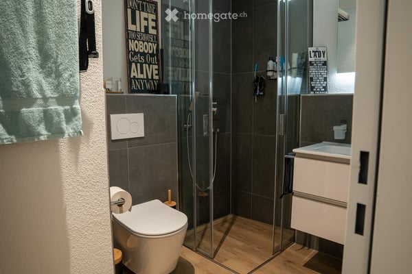 Moderne 4½-Zimmer-Wohnung mit Gartenteil, Terrasse und Bergsicht 9