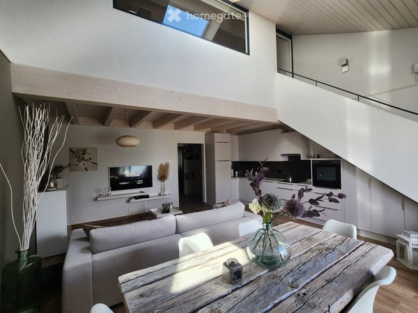 Vuarrens — Duplex de charme avec terrasse de 25 m² et vue sur le Jura 1