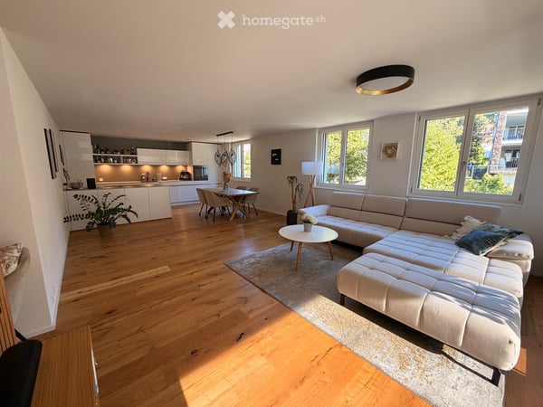 Moderne 4.5 Zimmer-Wohnung mit Blick auf die Mythen