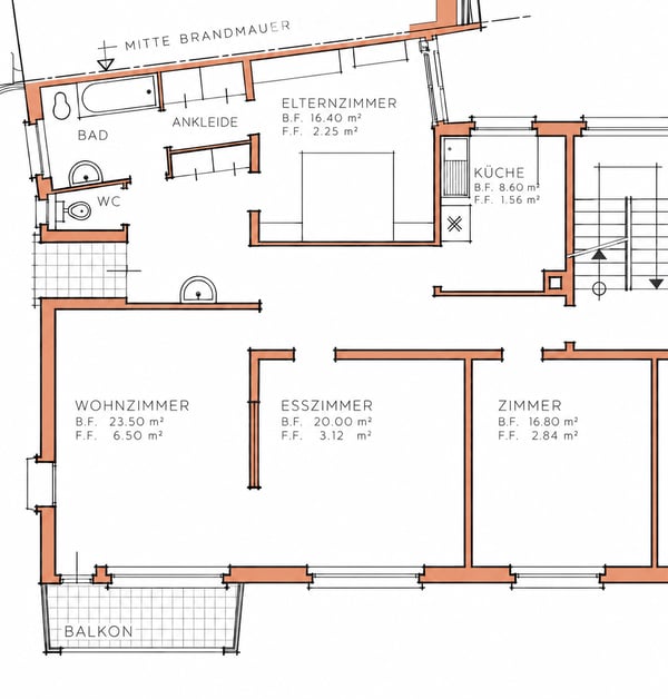 Wohnung in Zürich 10