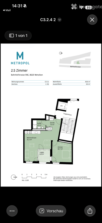 Wohnung in Wetzikon 2