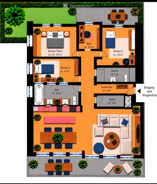 5.5 Zi. Traumwohnung mit Panoramablick 12