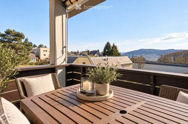 Helle 3.5-Zimmer-Wohnung im Eigentumsstandard mit gedecktem Balkon und Weitsicht in Zürich-Höngg 2