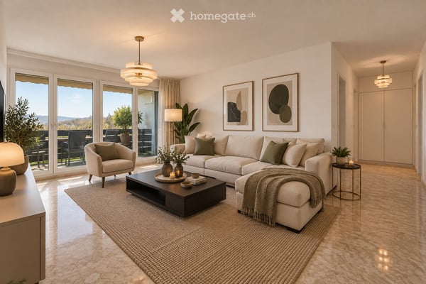 Helle 3.5-Zimmer-Wohnung im Eigentumsstandard mit gedecktem Balkon und Weitsicht in Zürich-Höngg 3