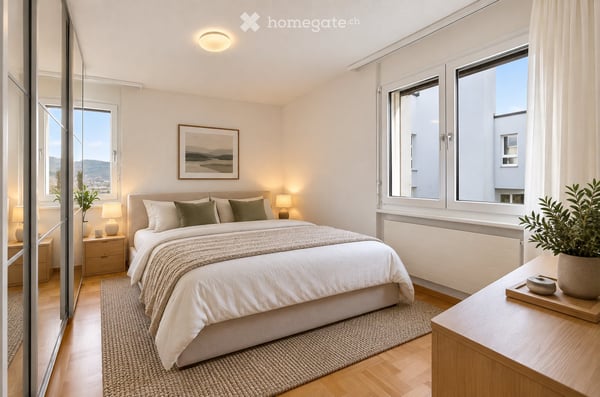 Helle 3.5-Zimmer-Wohnung im Eigentumsstandard mit gedecktem Balkon und Weitsicht in Zürich-Höngg 5
