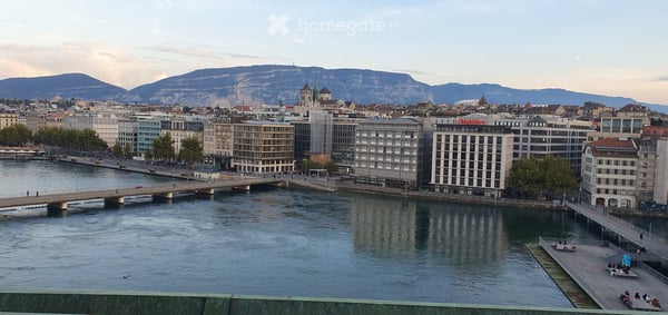 Reprise de bail – Superbe 1,5 pièce sur le Quai des Bergues avec vue exceptionnelle