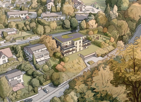 Moderne Neubau-Attika: nur 7 Parteien, EGYM-Fitness und Wellness im Haus 3