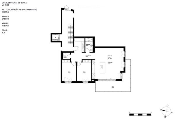 Moderner Neubau: 3.5 Zimmer, nur 7 Parteien, EGYM-Fitness und Wellness im Haus 5