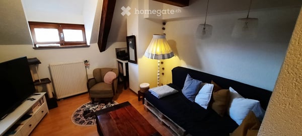 Appartement 2 pièces mansardé au cœur de la vieille ville de Delémont