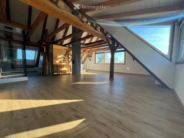 Lichtdurchfluteter Traum-Altbau 2024 60 m² Wellness-Schlafzimmer mit Sauna  in Hugelshofen 14