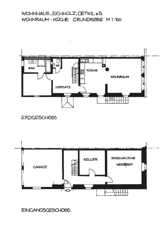 Historisches 6½-Zimmer-Haus mit Garten, Werkstatt, Atelier, zwei Garagenplätzen und einem Carport 24