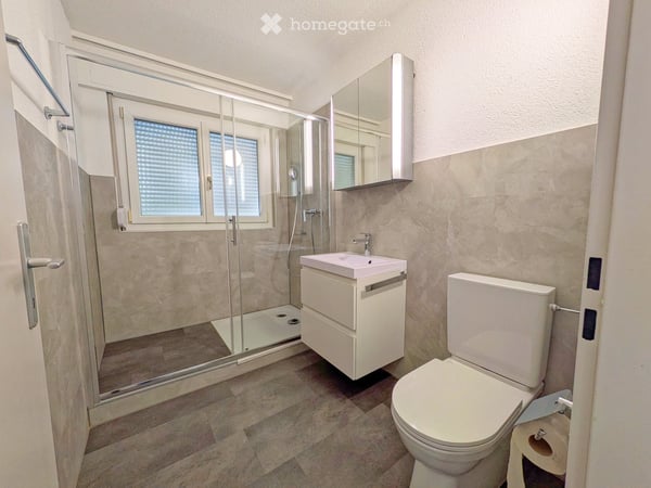 Frisch renovierte 5.5-Zimmer-Wohnung mit Weitblick, Balkon und Garten in Rudolfstetten 7