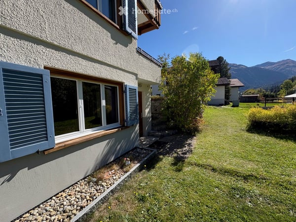 Gemütliche 1 Zi Gartenwohnung 5 min zu Fuss vom Bahnhof Platz/Gotschna 2