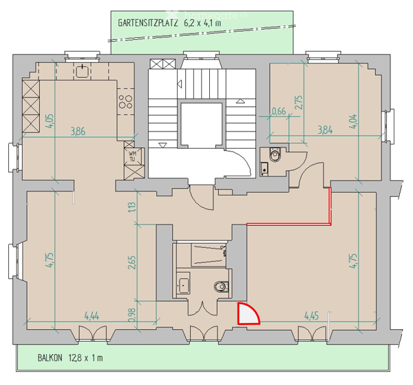 Attraktive 3-Zi.-Wohnung Altstadt Locarno - Attraente 3 locali nel centro storico di Locarno 2