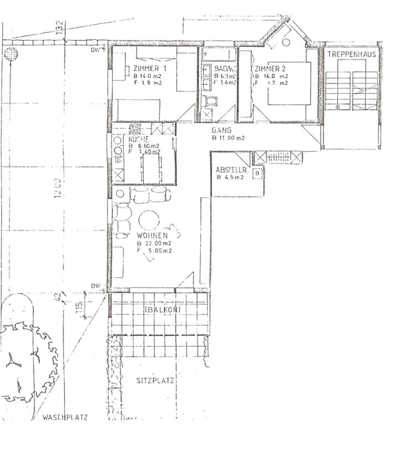 Helle und grosszügige 3.5 Zimmer-Wohnung mit Balkon und Sicht ins Grüne 17
