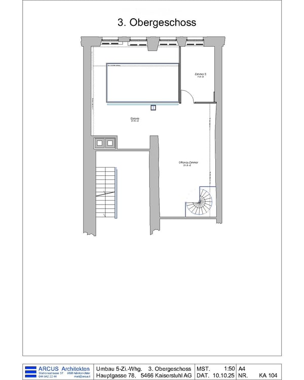 5.5-Zi.-Maisonette-Whg. + 1.5 Zi. EG-Whg. m. Gewerbe in Kaiserstuhl + Land in D 17