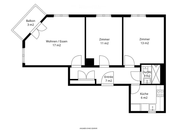 Charmante 3-Zimmer-Wohnung mit Balkon 20
