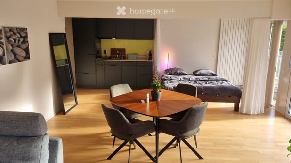 Möbliertes 41-m²-Studio Olten – all-inclusive, flexible Monatsmiete, 7 Min. zum Bahnhof 17