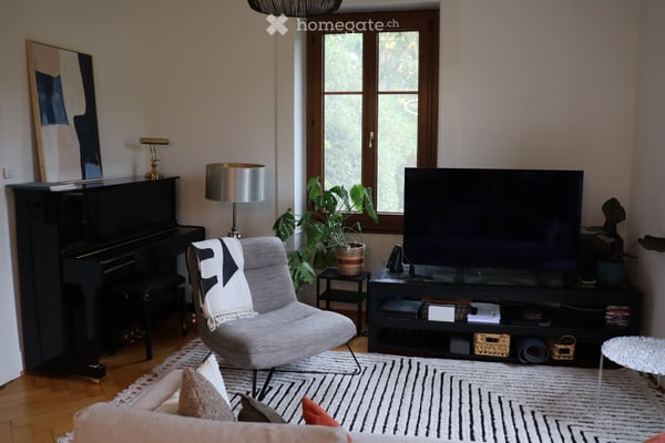 Appartement 3 pièces à Versoix – CHF 2'460.– charges comprises, parking et jardin inclus