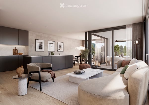 Neubau: Attraktive 4.5-Zimmer Gartenwohnung an bester Lage in Baden 3