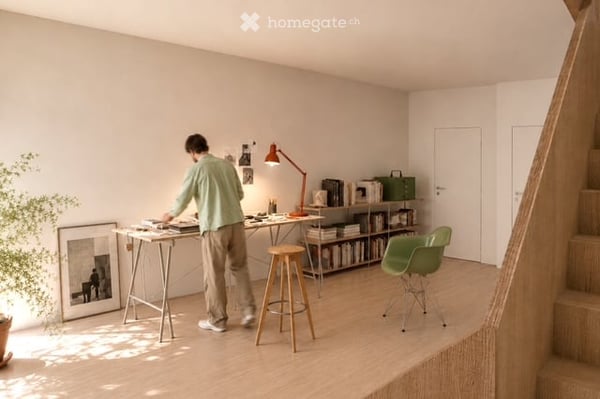 Neubau: 2.5-Zimmer Maisonnette-Gartenwohnung in Riehen 6