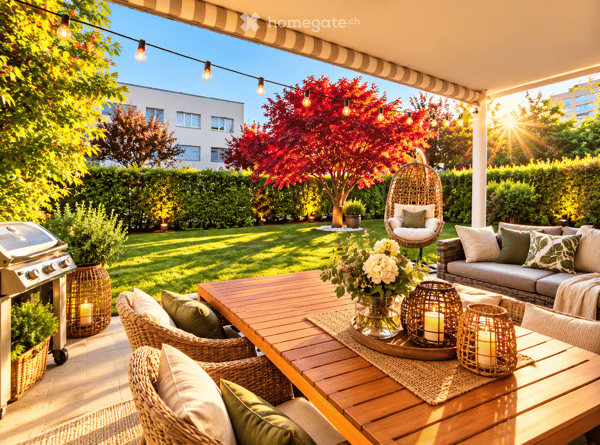 4½-Zimmer-Gartenwohnung mit viel Abendsonne, Privatsphäre und bester Anbindung nach Zürich