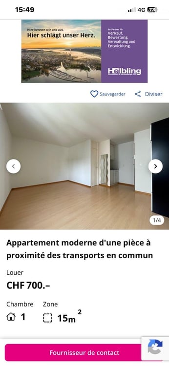 Logement meublé à Biel/Bienne 3
