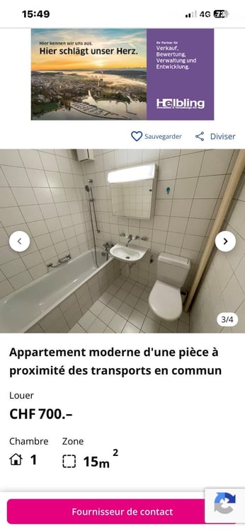 Logement meublé à Biel/Bienne 2