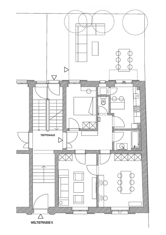 Wohnung mit Garten im Stadtzentrum 13