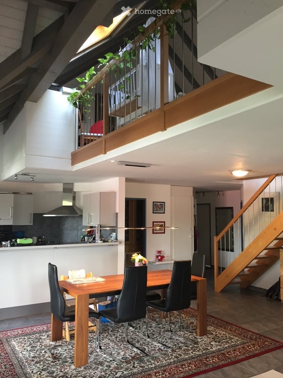 Spacieux duplex de 5½ pièces avec mezzanine, balcon couvert et garage 3