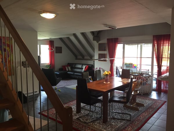 Spacieux duplex de 5½ pièces avec mezzanine, balcon couvert et garage